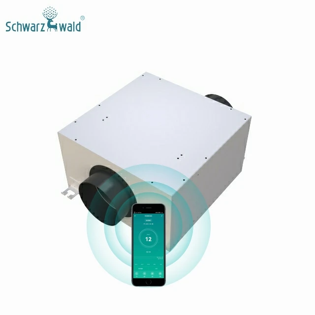 portable fresh air silent fan heat exchanger air ventilation system