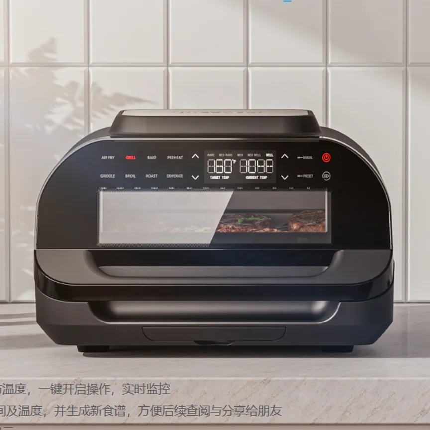 new product ideas 2023 DOUHE 8l air frier digital air fryer price with LED display