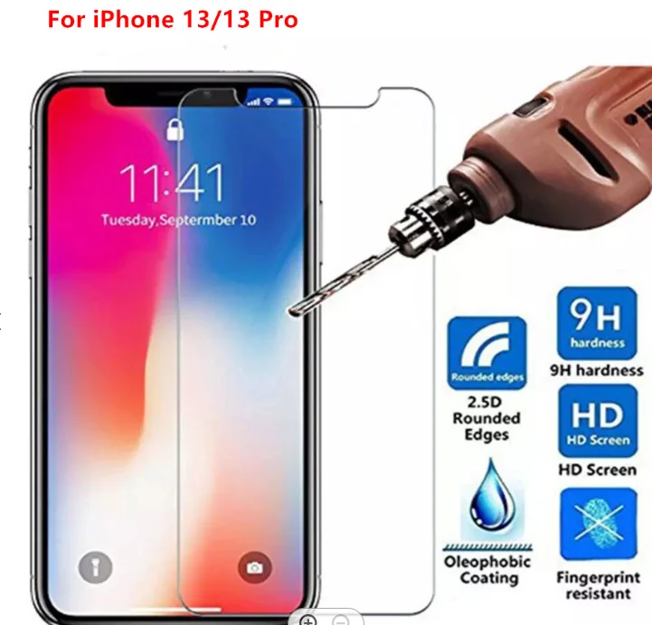 Для iPhone 13 12 11 Pro Max Mini SE X Xs Xr 8 7 6s 6 plus Защитная Пленка премиум-класса для мобильного телефона из закаленного