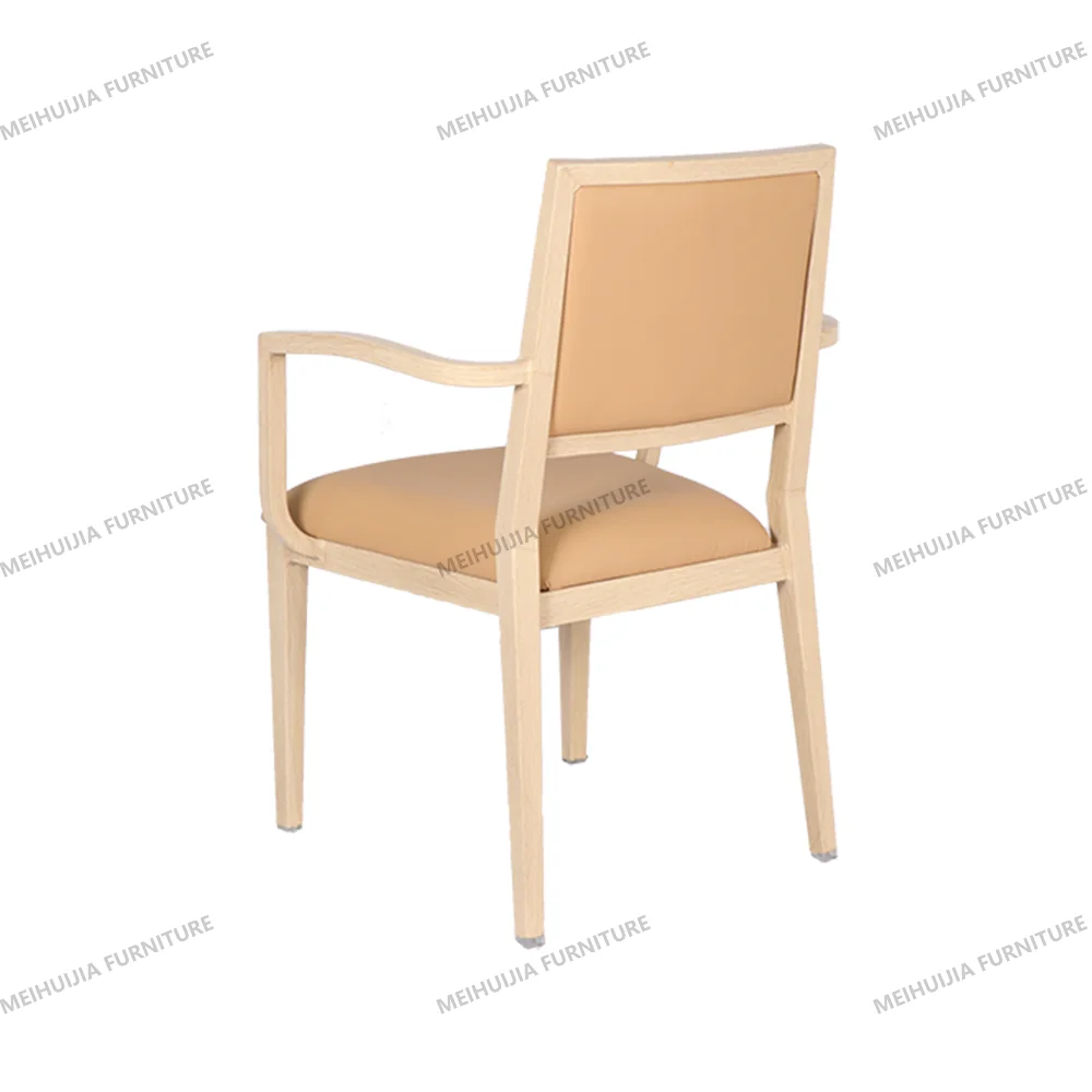 Hot Sale Factory Price Banquet Hall Use Aluminum Stackable Imitated Wood Dinner Chairs For Sale