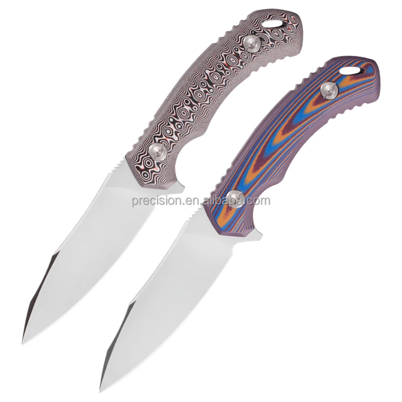 2024 стильная Ручка Micarta CNC curring 9Cr18 русский уличный тактический нож для выживания с фиксированным лезвием охотничий