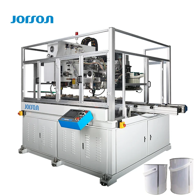 JORSON 1-5L маленький круглый аппарат для галлона краски может изготовить пластиковую ручку с двойной головкой, сварочный аппарат, сварочный аппарат, металлическая машина для изготовления консервных банок