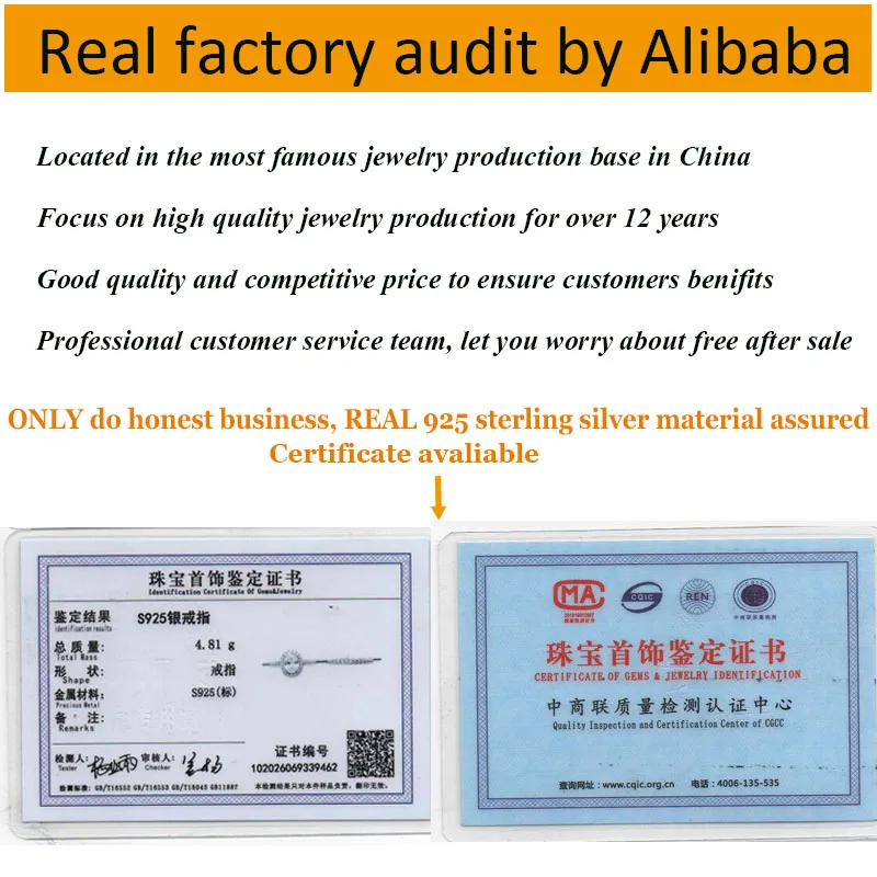 Custom factory price rings jewelry women white gold plated cubic zirconia moissanite wedding rings 925 silver