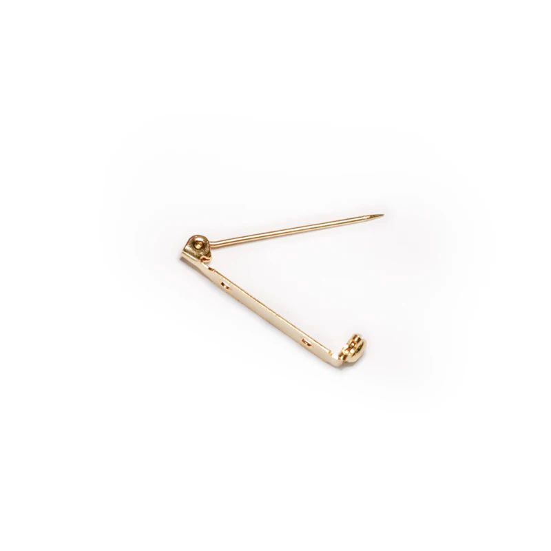 Factory Supply Golden Lock Brooch Back Pin