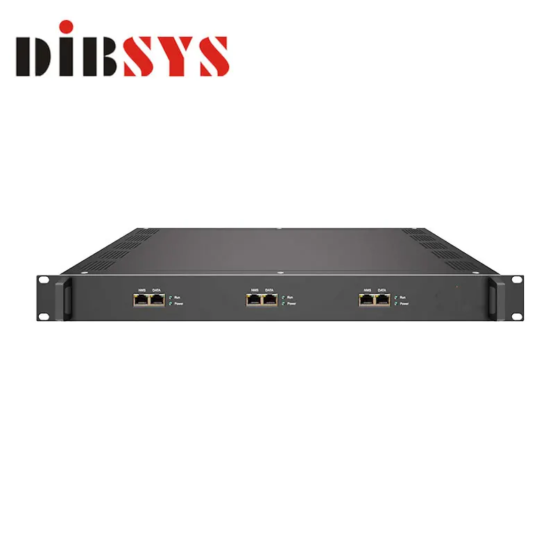 Eight channel low bitrate H265 hd encoder with IP MPTS SPTS output tv station equipment