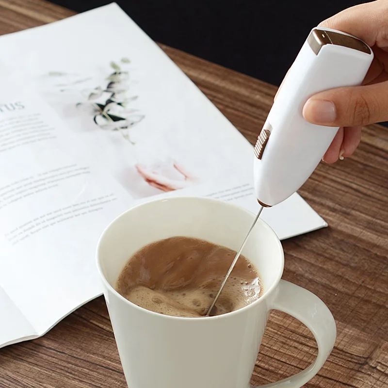 Портативный Миксер для молока напитков кофе венчик Электрический взбиватель яиц пенообразователь мини ручка мешалка практичные кухонные инструменты