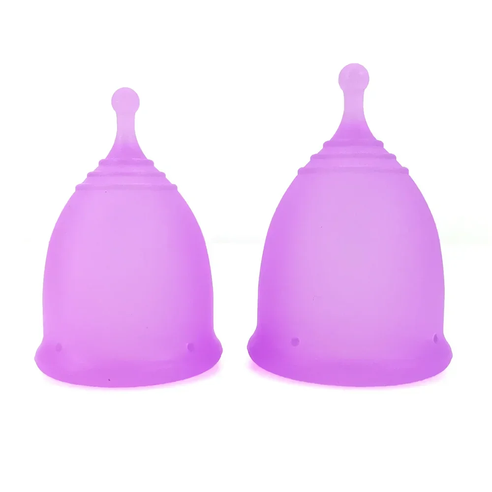 Portable Menstrual Cup Medical Silicone Leak-proof Lady Women Menstrual Period Cup With Storage Case Feminine Hygiene Product