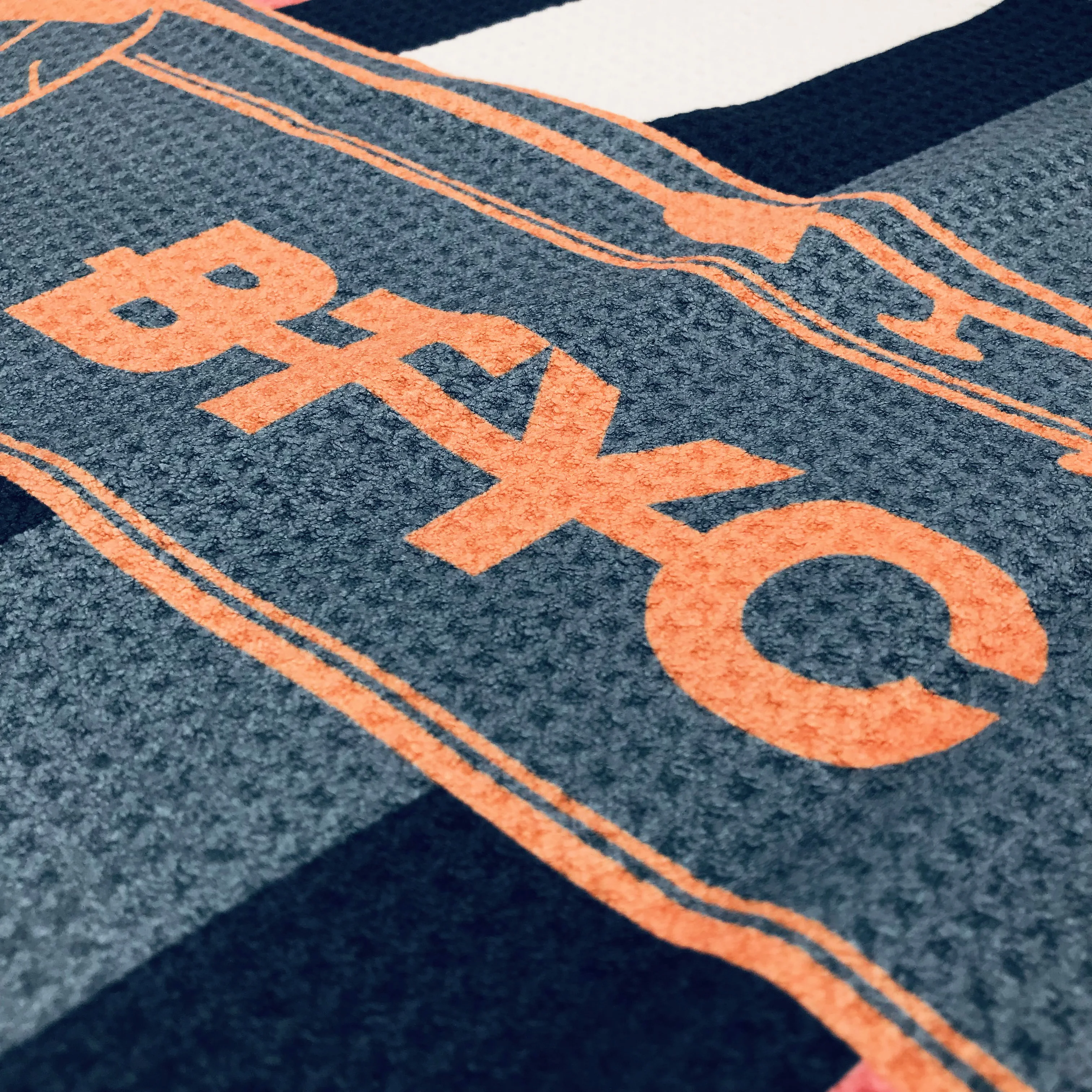 Quick dry microfiber waffle sublimation printing golf towel custom logo