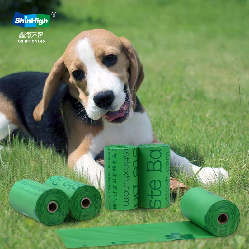 Wholesale Customized High Quality Corn Starch Biodegradable Compostable Eco friendly Dog waste Poop Bag
