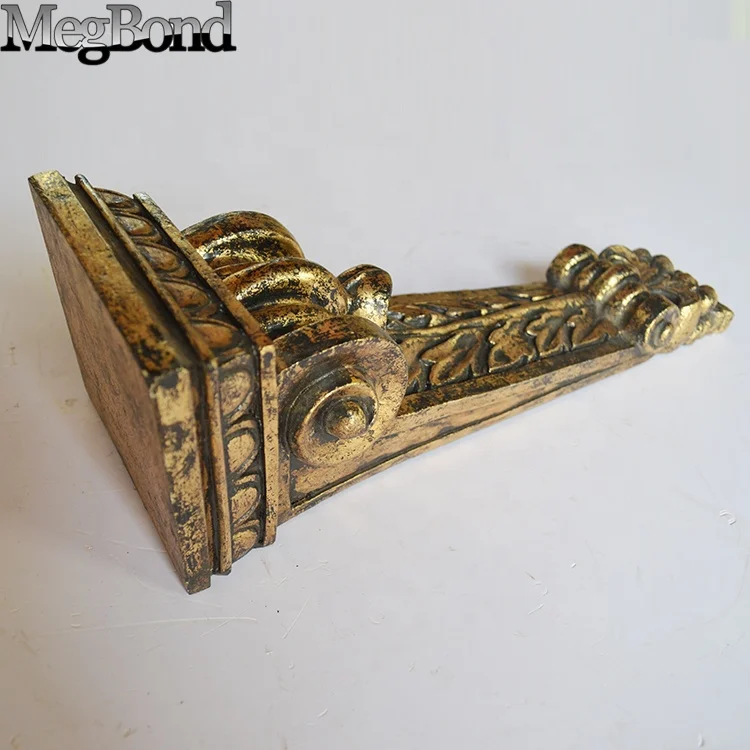 Resin antique gold classical wall decor for decorative