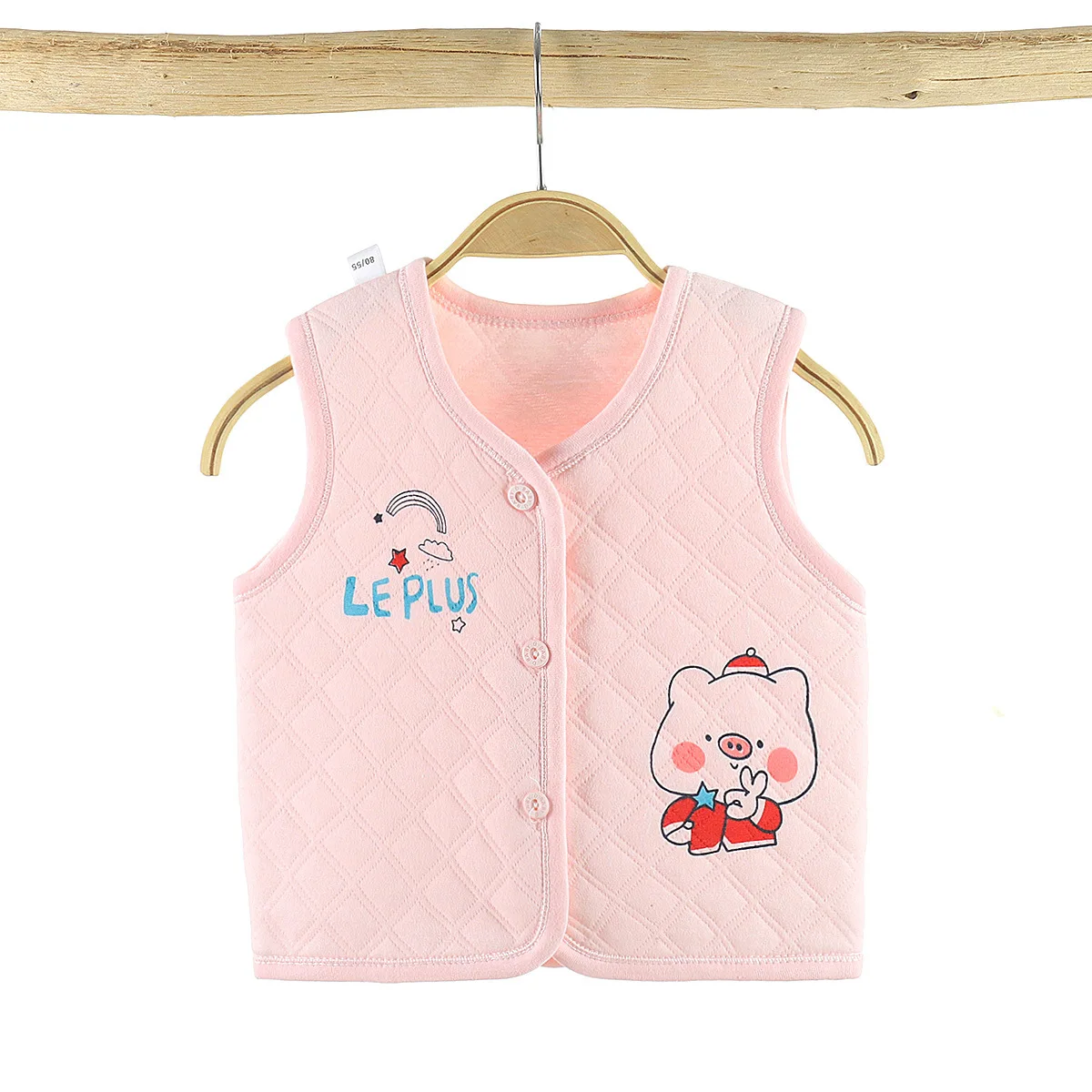 Детский хлопковый жилет, зимняя одежда для младенцев, Детский Теплый кардиган, жилет