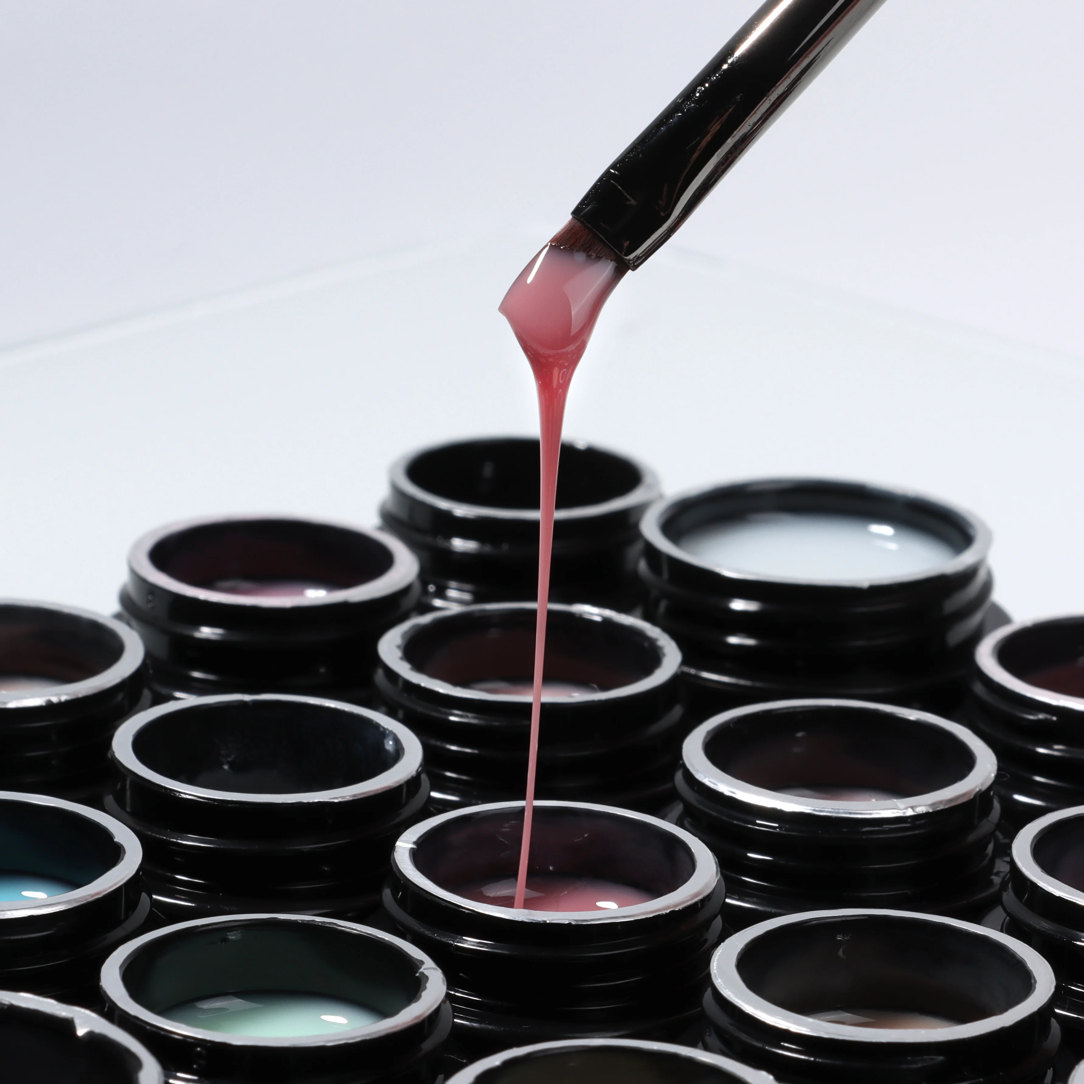 KNC Self leveling Nail Builder Extensions Private Label OEM Free Sample 42Colors Nail Construction Extension UV Gel Builder