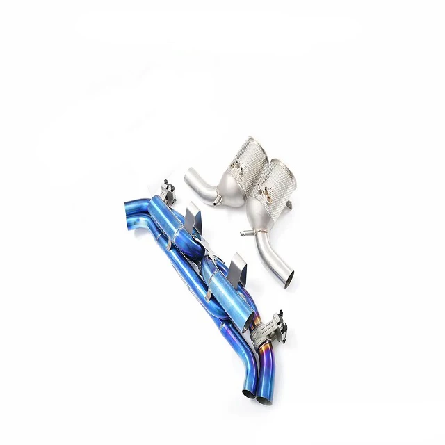 System Titanium Tips Turbo Pipe Exhaust 958 958.2 For Porsche Exhaust 957 Cayenne