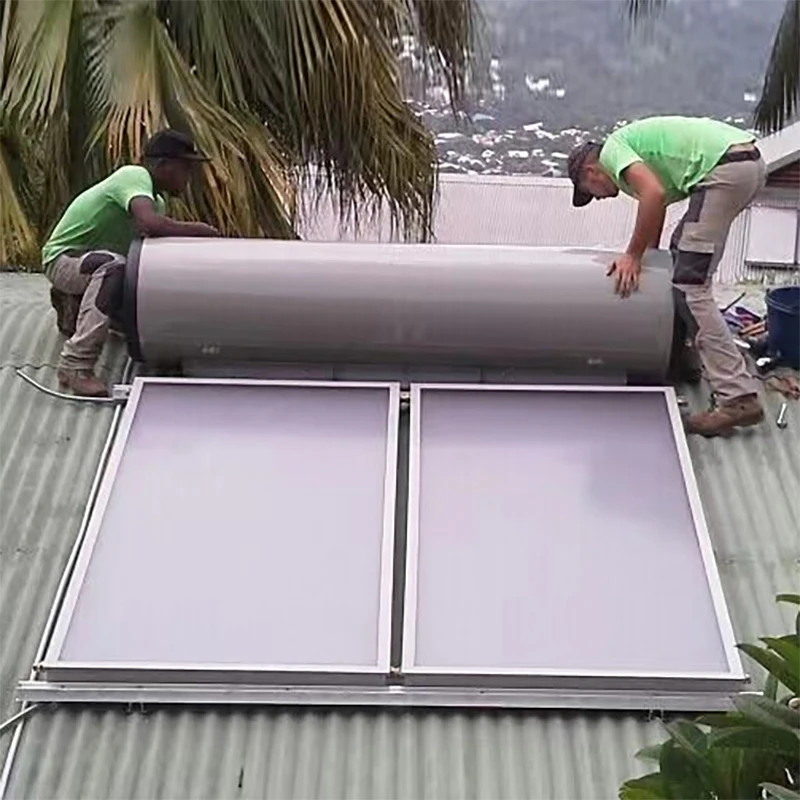 Solar keymark Pre-heated pressurized factory price copper coil solar water heater pre-heated heat exchanger solar heater system