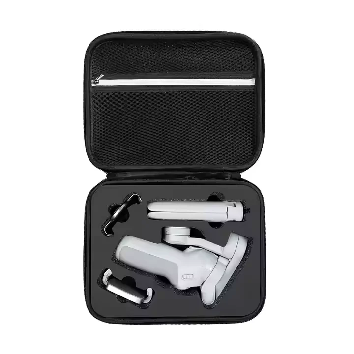 OM 5 Storage Bag Black Durable EVA Carrying Case Handheld Gimbal Accessories Simple Portable Design-Compatible Osmo Mobile 5