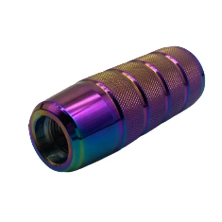 95mm Manual Transmission Aluminum Knurled Shifter Lever Knob Universal Non-Slip Gear Shift Knob