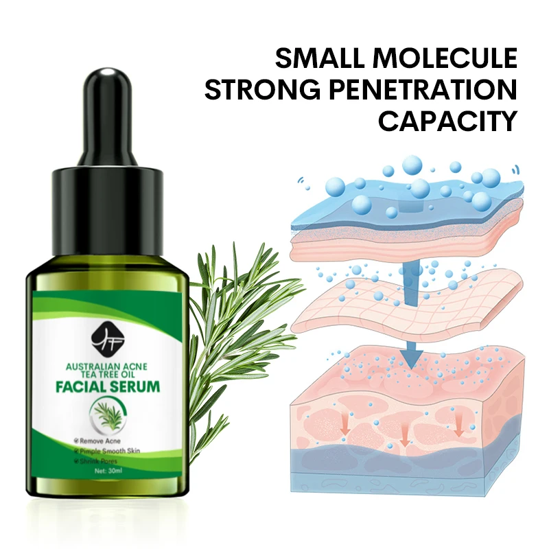 Private Label Organic Natural TEA TREE FACE SERUM For Skin Repair MoisturizingAustralian tea tree loofah essential oil soap