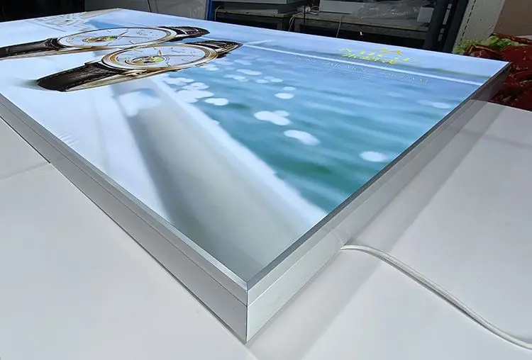 Outdoor Advertising Led Film Poster Light Box Backlit Movie Poster Art Logo Signage High Brightness Led Strip Outdoor Decoration