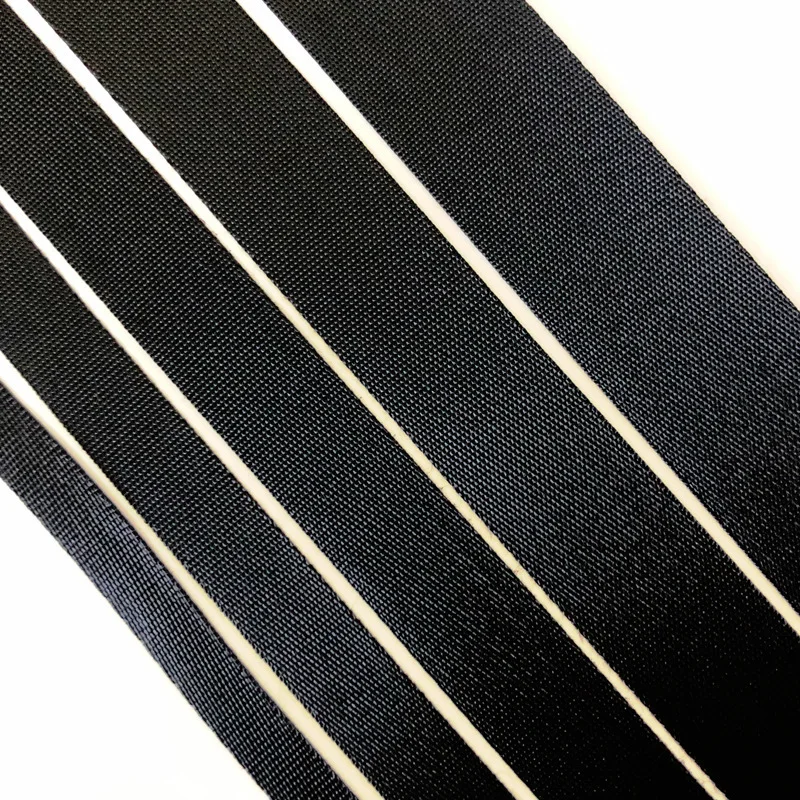 Wholesale High Quality Black Color Different Sizes Webbing Tape Strap Plain Weave Nylon Webbing For Bag Backpack