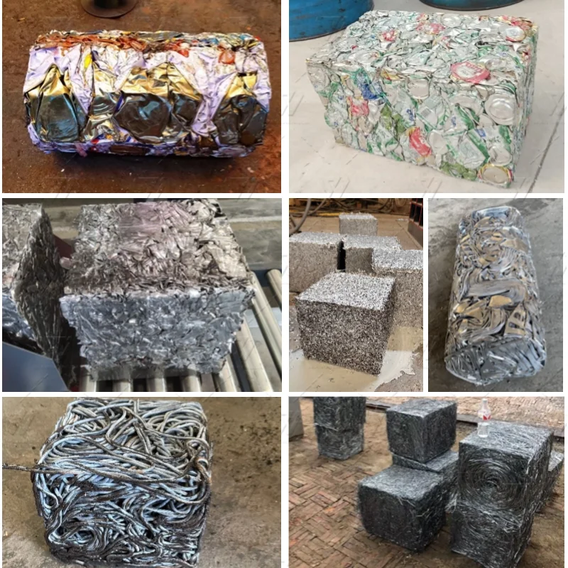 Horizontal Compress Scrap Metal Metal Baling Scrap Car Body Press Scrap Iron Baler Hydraulic Press Machine