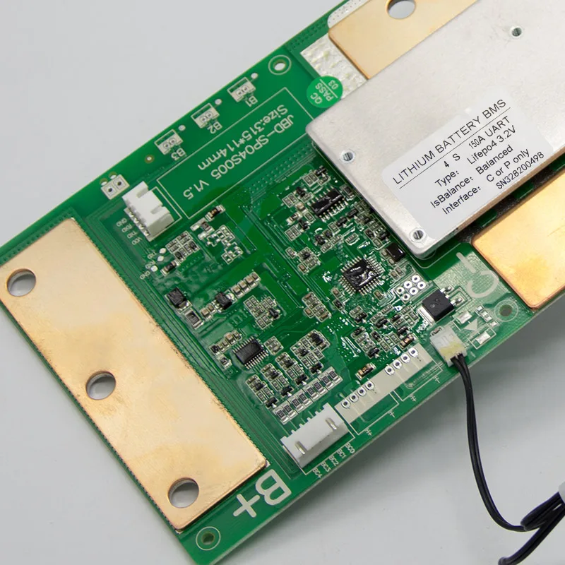  Jiabaida Smart bms 4s 12 В 150 А lifepo4 Беспроводная с печатной платой управления последовательным портом связи