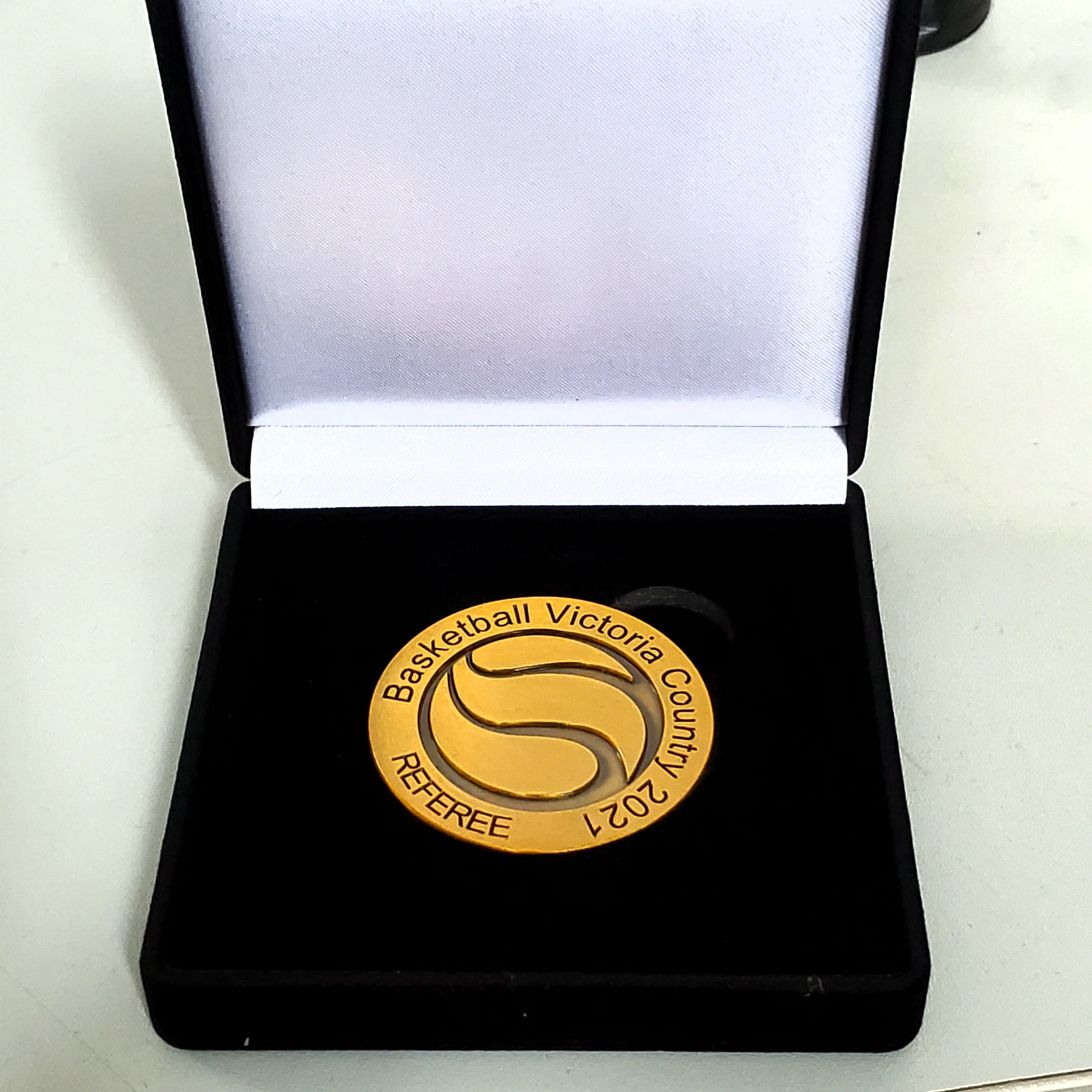 Custom made triathlon sports medal