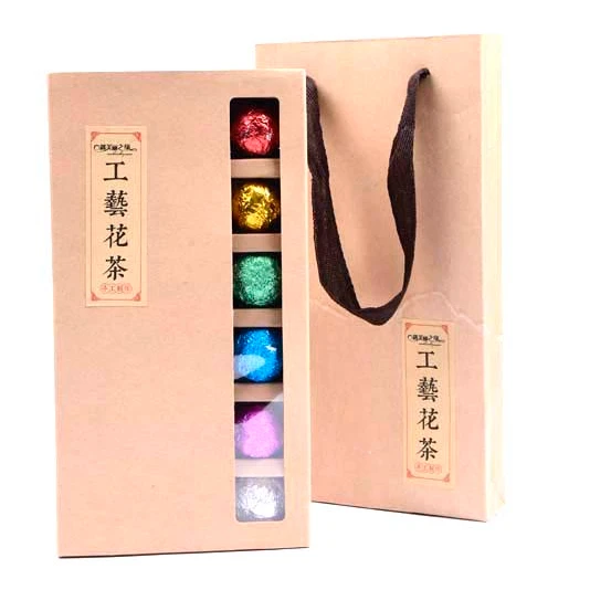 
Chinese Craft flower Tea Bulk Health Gift Tea flower flowering ball blooming tea 