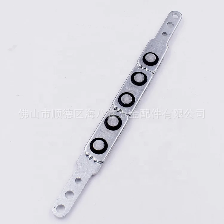 6 joints Iron Connector Hardware Sofa Headrest Locking Hinged Bracket Sofa Headrest Hinge