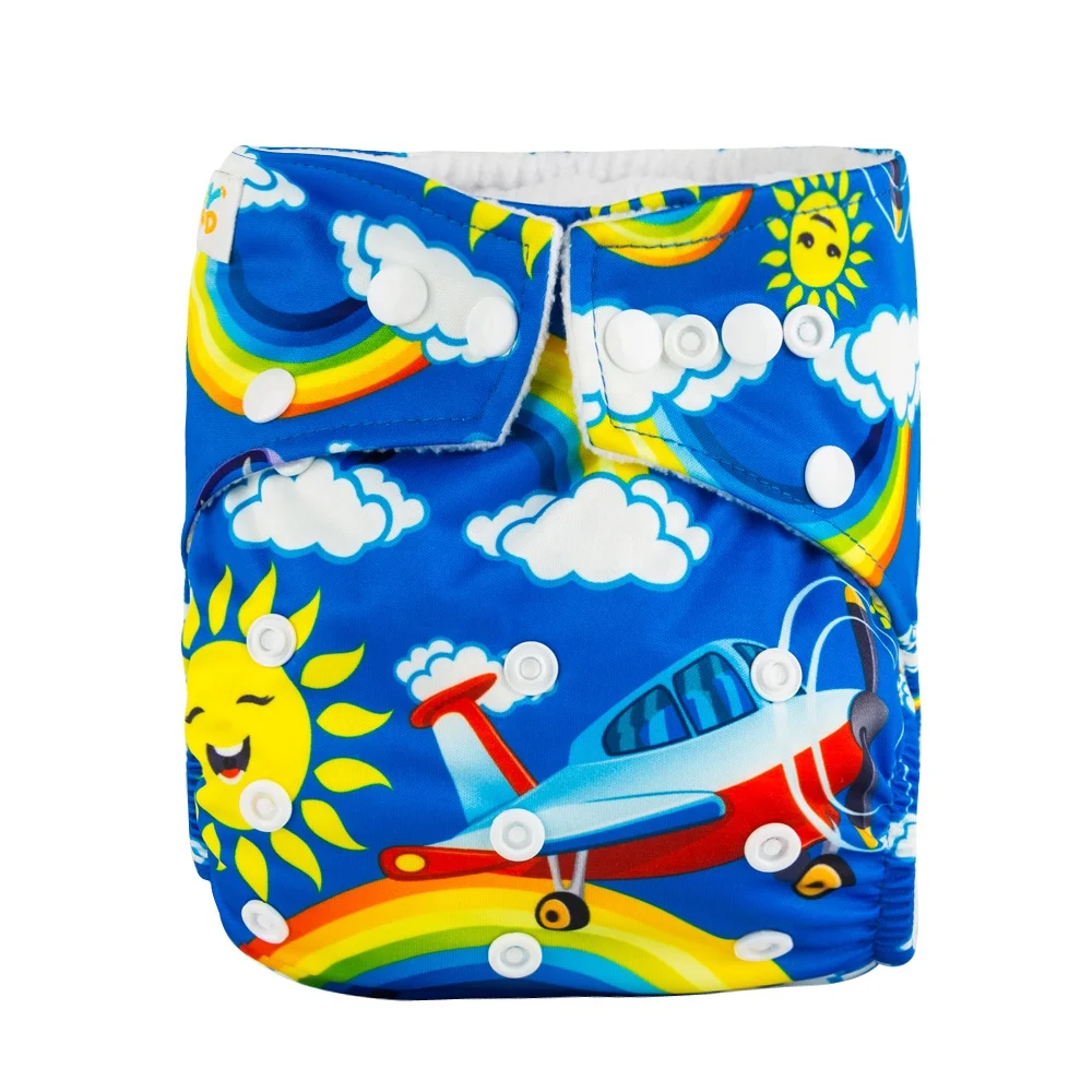 Soft Babyland New Arrival Cute Prints China Best Seller Wholesales Cloth Diapers Baby Reusable Nappies
