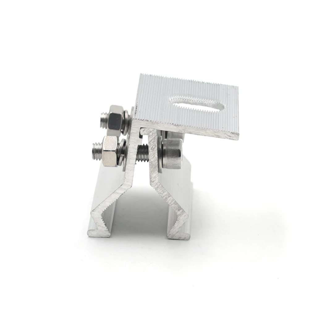 Mini Rail Mounting System Metal Roof Solar Panel Mounting Clamp Solar Canopy Solar Bracket Mounting Structure Systems