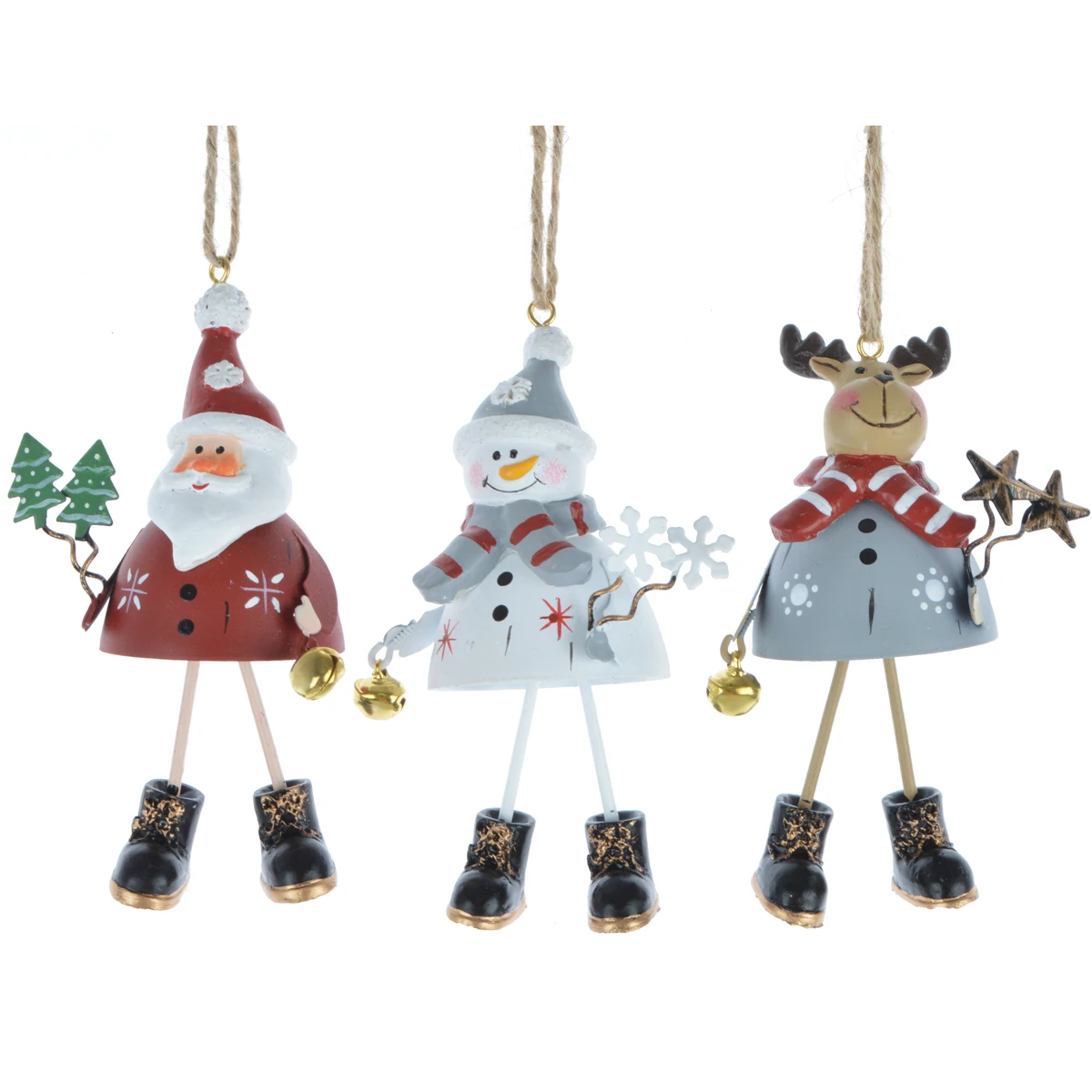 Металлические поделки Зимний Олень Санты сноманский олень настольное украшение для дома детские подарки рождественские украшения поставки