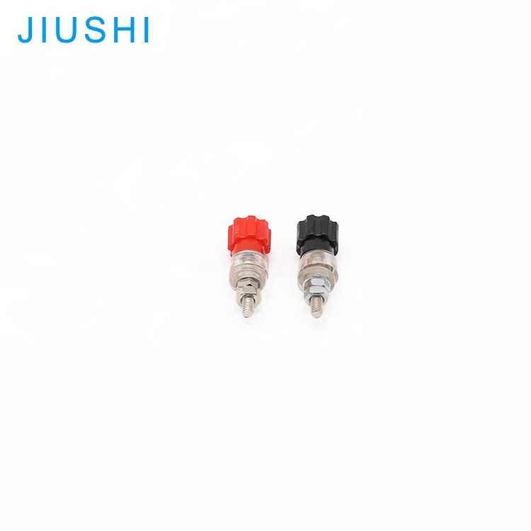 JS-900A 3mm Thread Black Red electrical binding post terminal connector