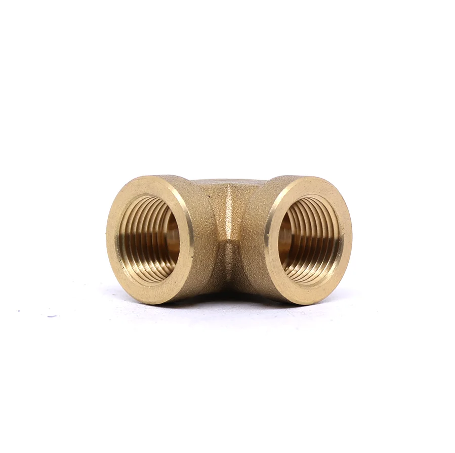 Brass fitting no lead NPT 1/2 1/8 1/4 3/8 elbow 90 degree brass gas thread brass swivel nipple pipe fitting
