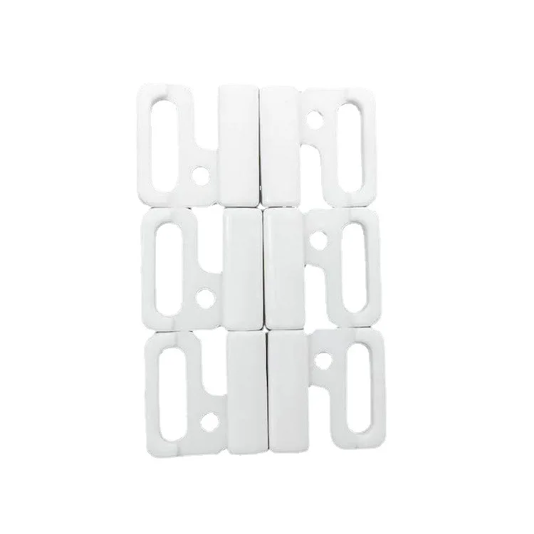 White Black Clear Plastic Lingerie Accessory Sewing Bikini Bra Clips Clasps Strap Adjustable Buckle