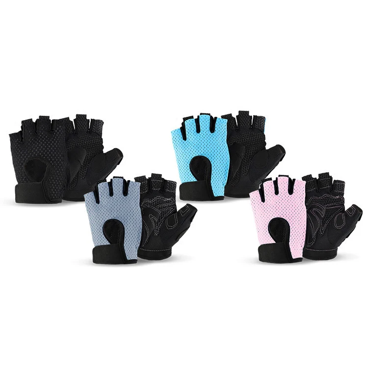 Wholesale Women Custom Half Fineger Weight Lifting Gloves Fitness