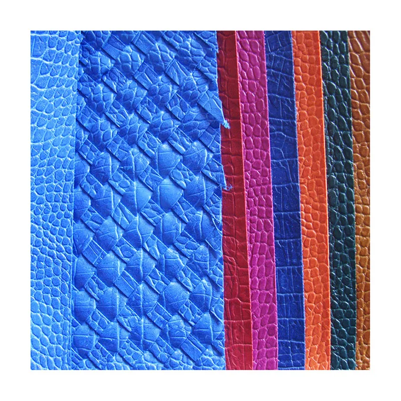 
glitter crocodile pu leather/Glitter Crocodile Skin PU synthetic Leather 