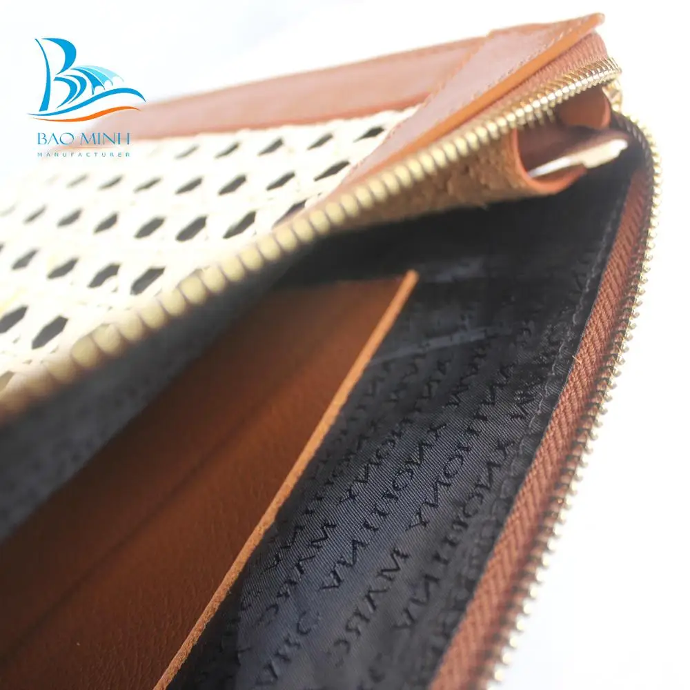 Лидер продаж 2023 женский кожаный клатч с ротанговыми лямками модные роскошные сумки от производителя