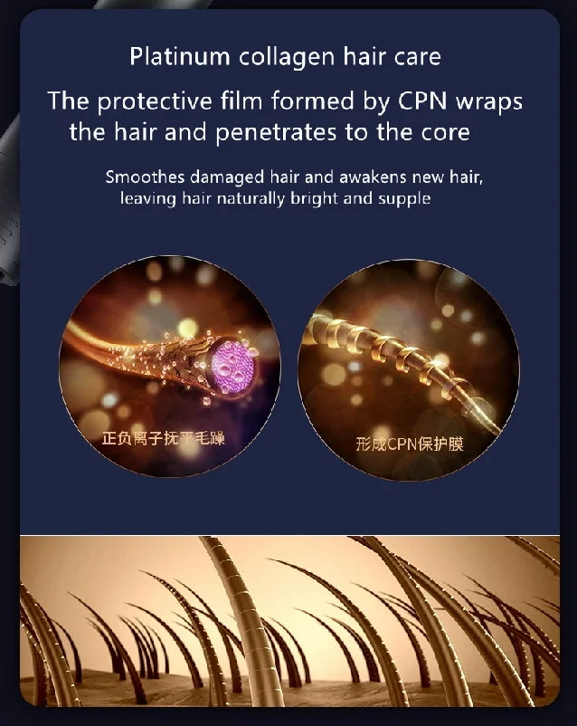 Professional Portable Hair Dryer Salon Hair Dryer Strong Wind Hot And Cold Negative Ion Hair Dryer