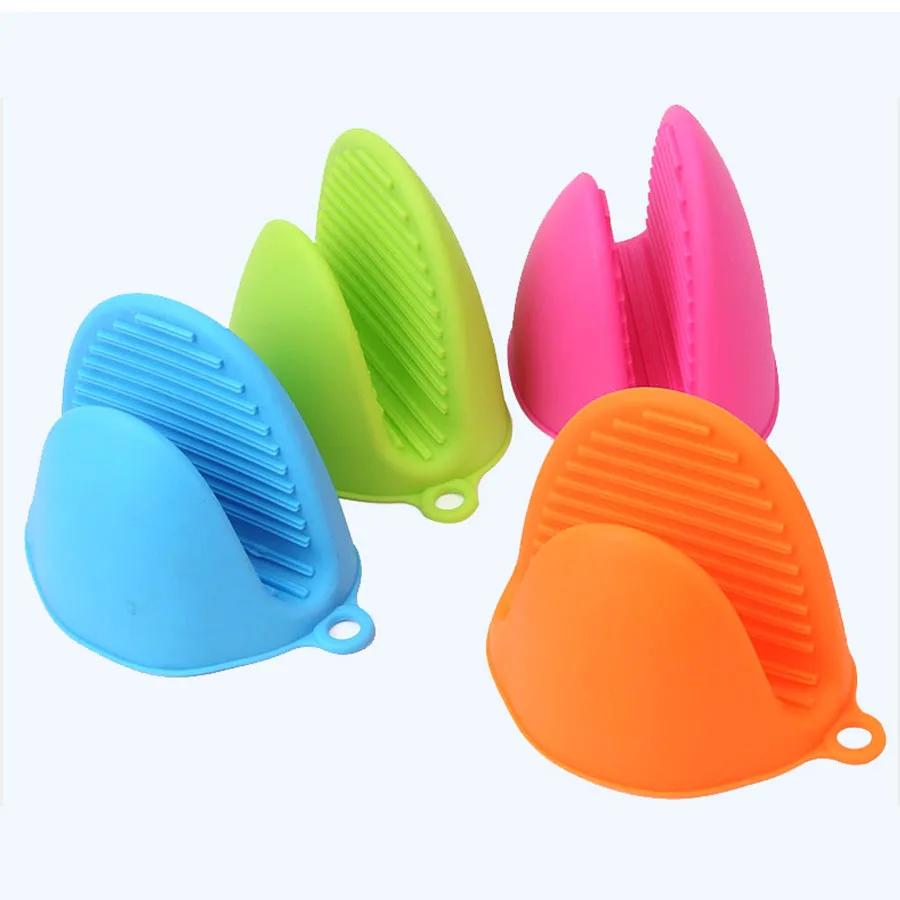 
32g Kitchen Gadget Anti-heat Silicone Hand Clip Anti-slip for Dishes Baking Oven Cooking BBQ Microwave Potholder Tools Clip 
