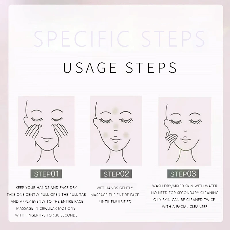 OEM private label 20 capsules per box deep Cleansing and Shrinks Pores Face Care rose makeup remover oil for  Women