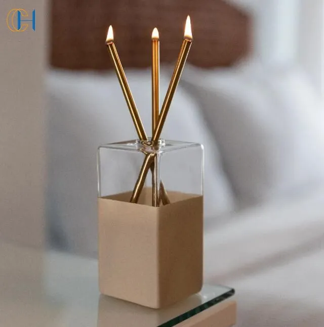 Creative Everlasting Liquid Metal Stick Votive Long Burning Liquid Praffin Everlasting Candles with Gift Box