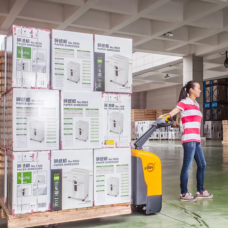 Xilin 1500kg 1.5ton 3300lbs capacity electric walkie pallet truck