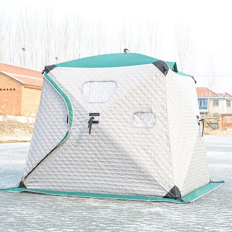 outdoor waterproof 2 person bivvy carp ice fishing popup tent for winter camping
