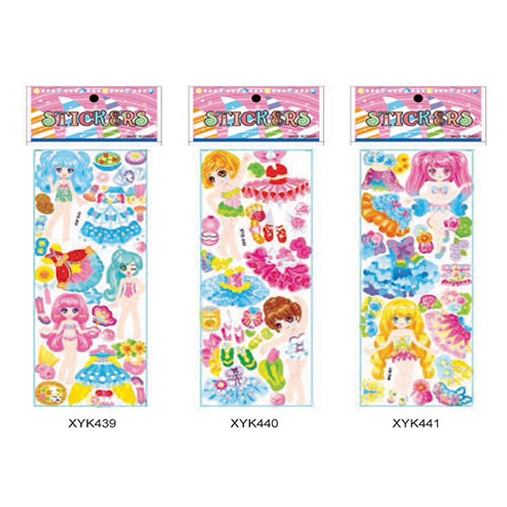 Promotional hot sale waterproof high adhesive custom logo cartoon stickers packaging cartoon stickers