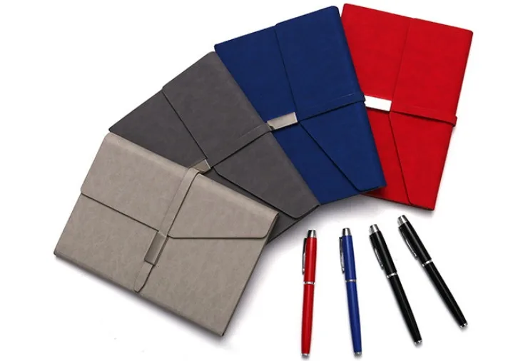 2023 Diary Notebook Gift Luxury High Quality A5 200 Sheets Notebook Set Custom Logo Notebook With Pen Planner Printing