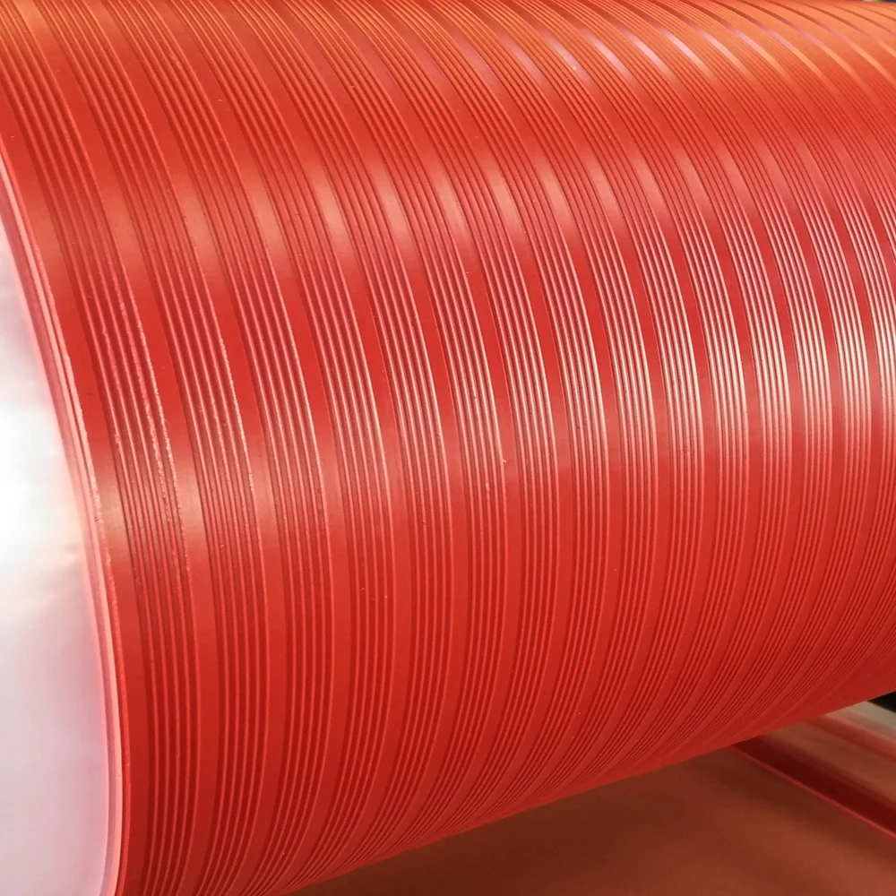 
Industry corrugated fine ribbed rubber floor mat 