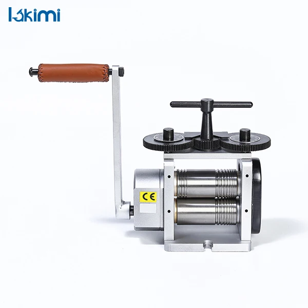 Combination Rolling Mill in Grey with 110mm Rolls Lakimi DIY Jewellery Making Machine Metal Rolling Laminating Machine LK-RM01C