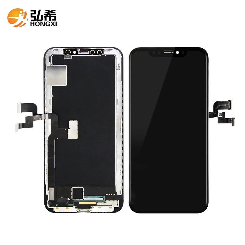  Оптовая продажа для iPhone X 10 HEX OLED качественный дигитайзер мобильного телефона в сборе ЖК-сенсорный экран Полный