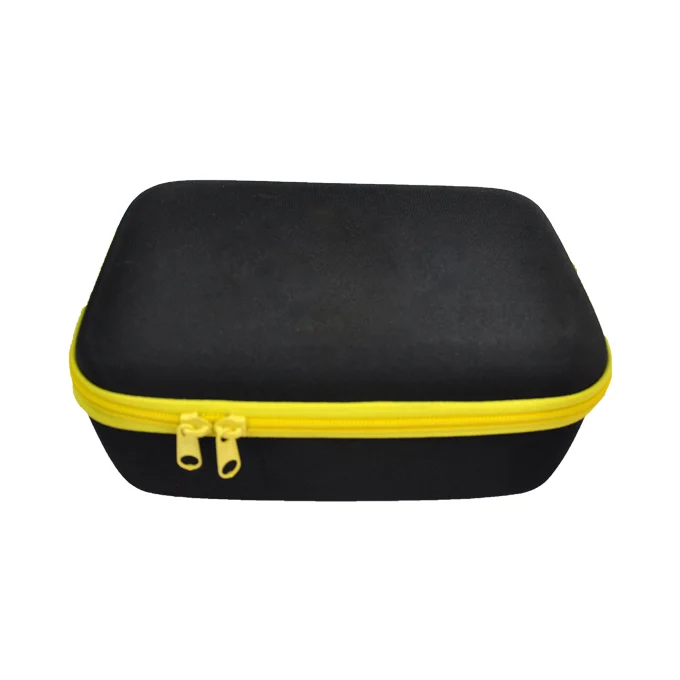 Custom eva molded thermoform zipper hard shell protective stash bag travel hard carry eva tool case zipper portable storage box
