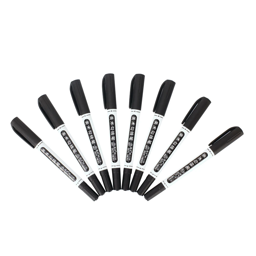 
Stromer Manufacturer Oem Customer Logo fineline painting pen 10 pieces Black Drawing Pens Art Outliners Outline Marker 